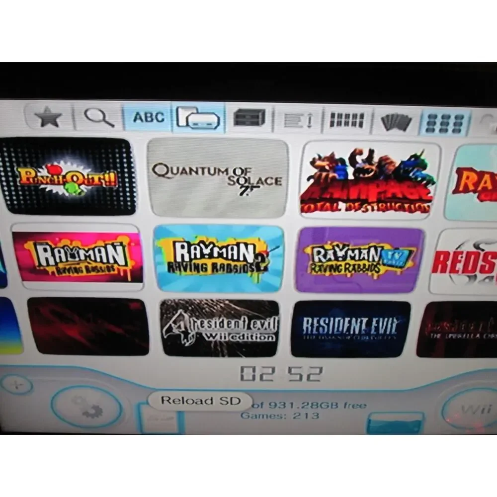 Nintendo Wii 1TB HDMI Red Wii Mote Black Wireless Controller +/Accessories